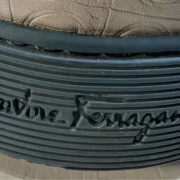 NEW Men’s Ferragamo Noe Leather High Tops. SZ 44 - Picture 7 of 7